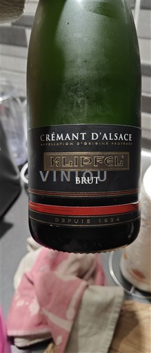 Elsass Crémant d'Alsace Domaine KLIPFEL Ohne Jahrgang