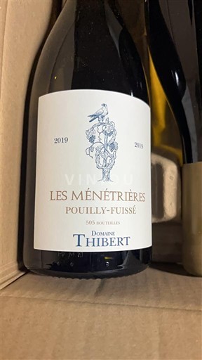 Burgundy Pouilly-Fuissé Premier Cru Domaine Thibert Les Ménétrières 2019