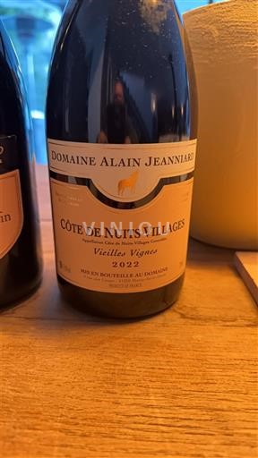 Burgundija Côte de Nuits Villages Domaine Alain Jeanniard Vieilles Vignes 2022
