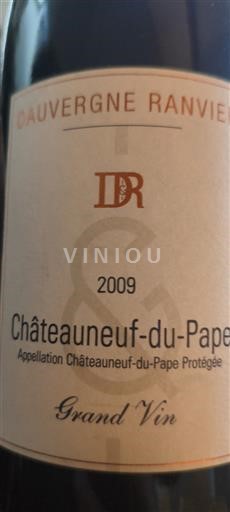 Údolí Rhôny Châteauneuf-du-Pape Dauvergne Ranvier Grand Vin 2009