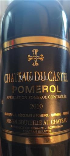 Burdeos Pomerol Château Castel 2010