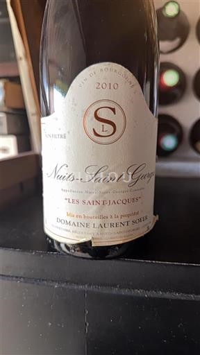 Burgundy Nuits-Saint-Georges Domaine Laurent Soyer Les Saint-Jacques 2010