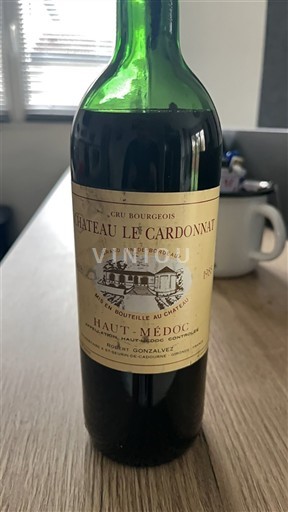 Vini Rouge sec Château Le Cardonnat 1988 Francia Bordeaux Haut-Médoc AOC