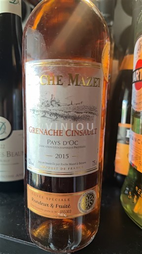 Languedoc ja Roussillon Pays d'Oc Roche Mazet Spéciale Rondeur & Fruité 2015