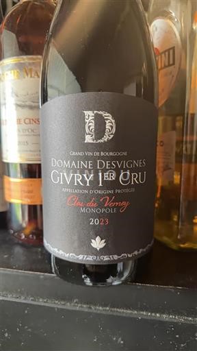 Bourgondië Givry Premier Cru Domaine Svignes Clos du Vernoy Monopole 2023