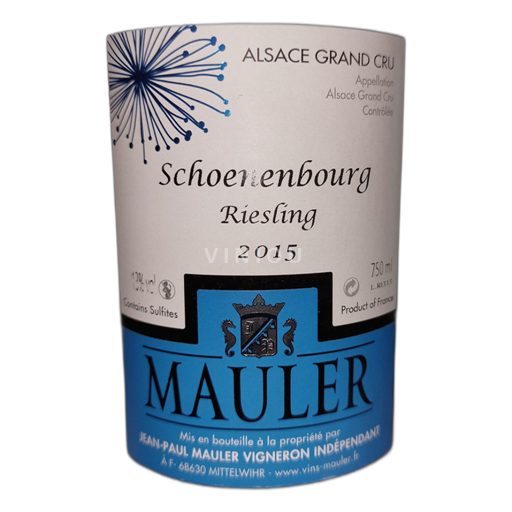 Alsacia Alsacia Gran Cru Mauler Schoenenbourg 2015