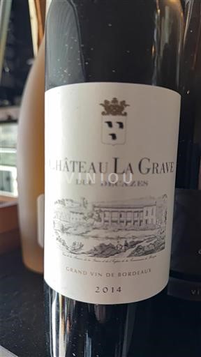 Wines Rouge sec Duc Decazes Château La Grave 2014 France Bordeaux Médoc AOC