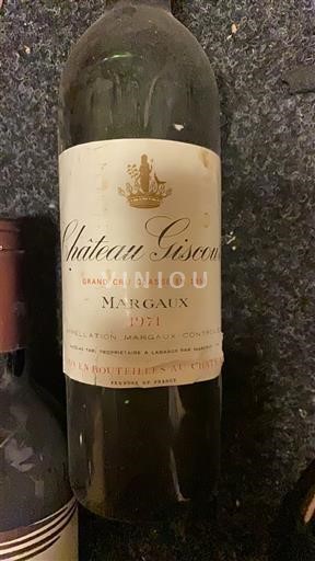Bordeaux Margaux Grand Cru Château Giscours 1971