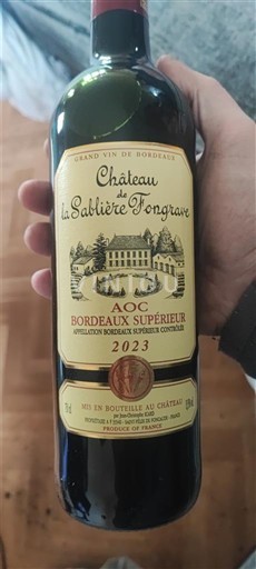 Bordeaux Bordeaux superiore Château La Sablière Fongrave Prestige 2023