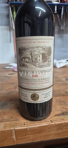 Bordeaux Premières-Côtes-de-Bordeaux Château L'Espinglet 1995