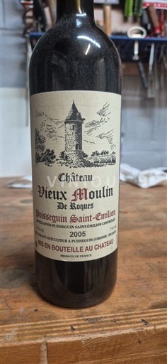 Bordeaux Puisseguin-Saint-Émilion Château Vieux Moulin de Roques 2005