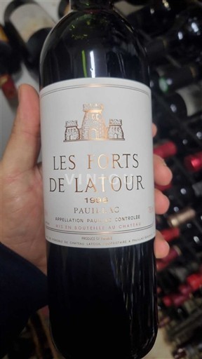 Bordeaux Pauillac Château Latour Les Forts de Latour 1996