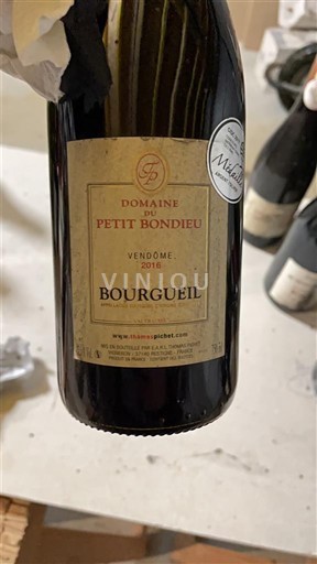 Loirevallei Bourgueil Domaine Petit Bondieu Vendôme 2016