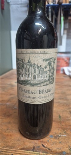 Bordeaux Saint-Émilion Grand Cru Château Beard 1992