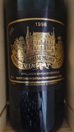 Bordeaux Margaux Château Palmer 1998