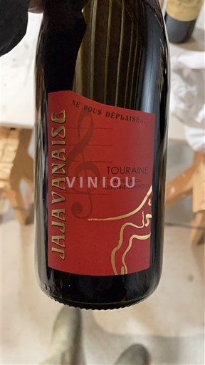 Wines Rouge sec Jajavanaise 2016 France Loire Valley Touraine AOC