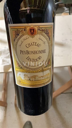 Бордо Блай-Кот-де-Бордо Château Pey-Bonhomme Les-Tours 2020