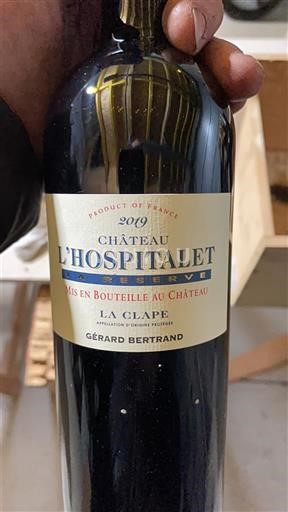 Languedoc La Clape Château L'Hospitalet Réserve 2019