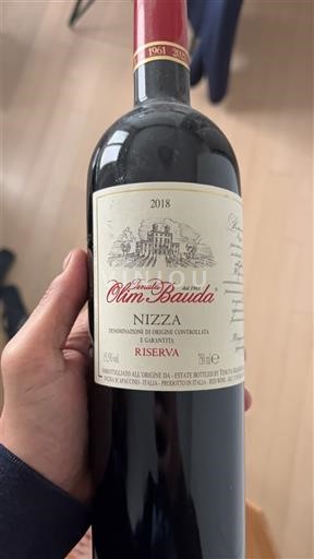 П'ємонт Ніцца Tenuta Olim Bauda Nizza Riserva 2018