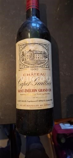 Бордо Сент-Емільйон Гран Крю Grand Cru Château Capet-Guillier 1990