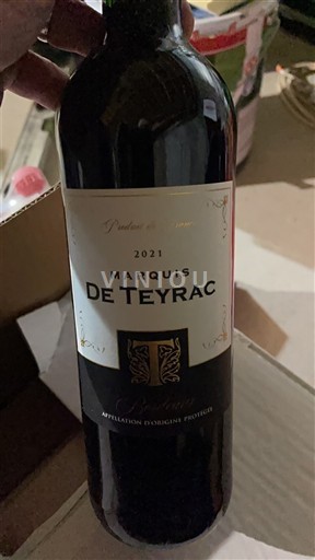 Languedoc ja Roussillon Pays d'Oc Marquis de Teyrac 2021