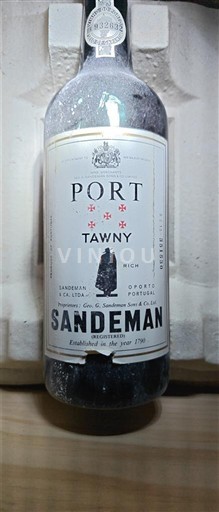 Vin Rouge sec Tawny Sandeman Non millésimé Portugali Portugalia Porto DOC