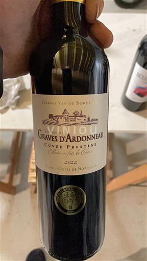 Bordeaux Côtes-de-Bordeaux Domaine S Graves d'Ardonneau Prestige 2022