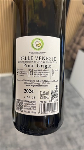 Венето Делле Венезіє Borgo Stajnbech Pinot Grigio 2024