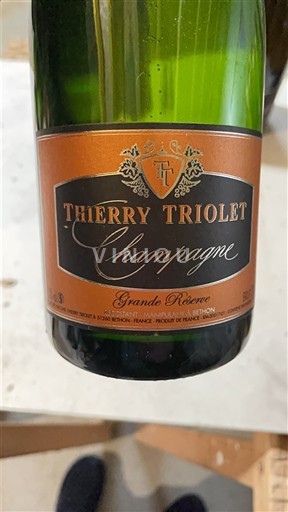 Champagne Champagner Thierry Triolet Grande Réserve 2019