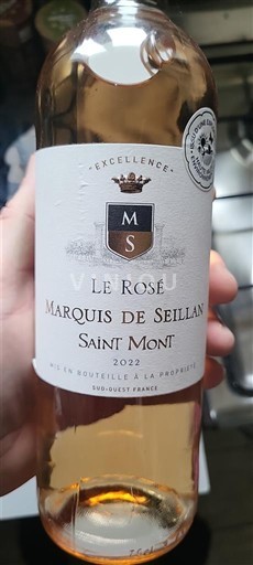 Sydvestfrankrig Saint-Mont Marquis de Seillan Le Rosé Excellence 2022