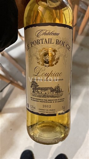 Bordeaux Loupiac Château Le Portail Rouge 2012