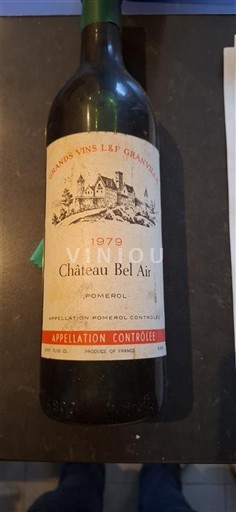 Víno Rouge sec Château Bel Air 1979 Francie Bordeaux Pomerol AOC