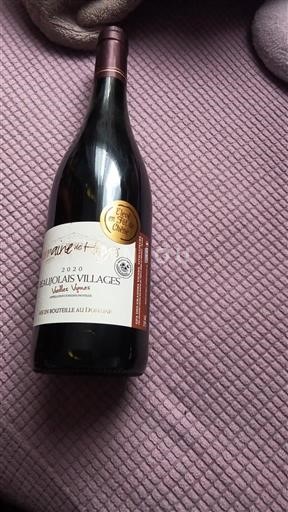 Beaujolais Beaujolais Villages Domaine S Fâges Vieilles Vignes 2020