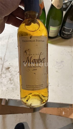 Sudoeste Côtes de Gascogne Domaine Maubet Petit Manseng 2009