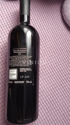 Vinhos Rouge sec Murischeddu Argiolas 2019 Itália Sardenha Não especificado DOC