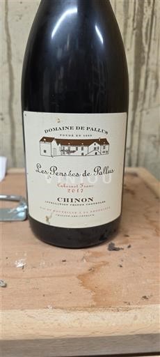 Valle del Loira Chinon Domaine Pallus Les Pensées de Pallus 2017