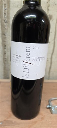 Bordeaux Saint-Émilion Grand Cru Grand Cru Château Ferrand le Différent 2016