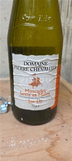 Wines Blanc sec Sur Lie Domaine Pierre Chevallier 2013 France Loire Valley Muscadet Sèvre et Maine AOC