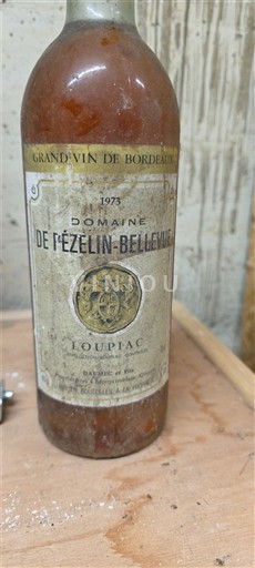 Bordeaux Loupiac Domaine L'Ézelin-Bellevue 1973