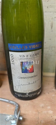 Vinos Blanc sec Vieilles Vignes Château Humbrecht 2010 Francia Alsacia Vin de France