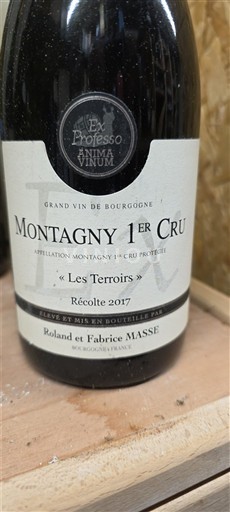 Borgonha Não especificado Premier Cru Roland et Fabrice MASSE Les Terroirs 2017