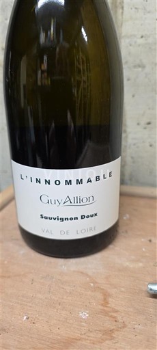 Wines Blanc moelleux L'Innommable Guy Allion 2024 France Loire Valley Touraine AOC