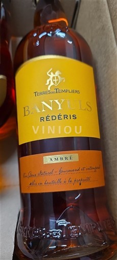 Roussillon Banyuls Terres des Templiers Réderis Ambré Ikke årgangsbestemt