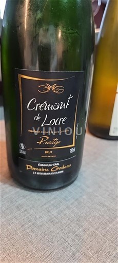 Vale do Loire Crémant-do-loire Domaine Couillaud Prestige Não Sazonado