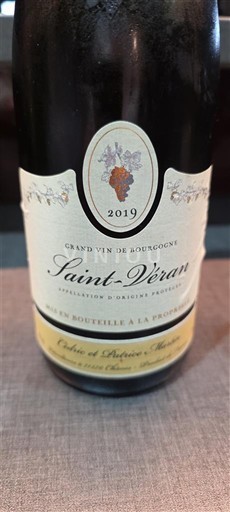 Vinos Blanc sec BOURGOGNE 2019 Francia Borgoña Saint-Véran AOC