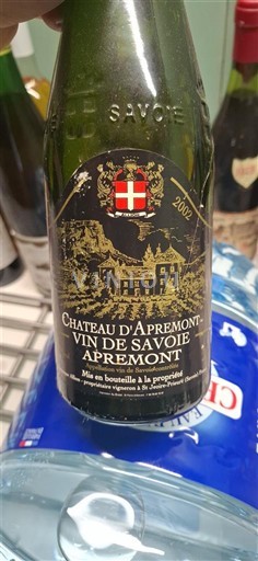 Savoie og Bugey Apremont Château Apremont 2002