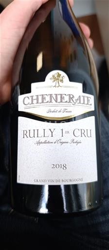 Burgundi Rully Premier Cru Cheneraie 2018