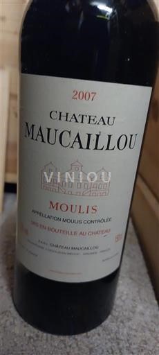 Bordeaux Määrittelemätön Château Maucaillou 2007