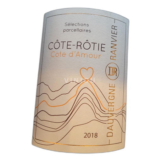 Rhône-dalen Côte-rôtie Dauvergne Ranvier Cote d'Amour 2018