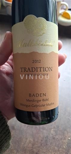Baden Weingut Gebrüder Mathis Tradition 2012